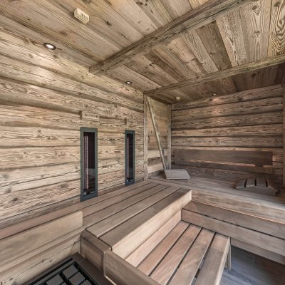 Rustikale Sauna